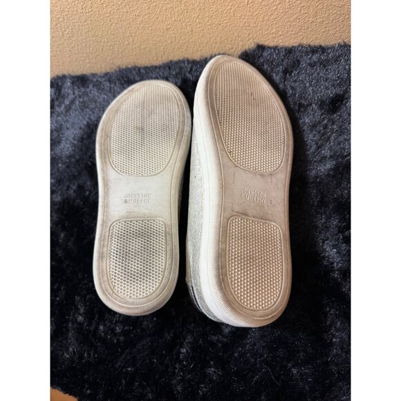 Johnston & Murphy Womens Metallic Textured Lace-Up Sneakers Size 9M - Picture 3 of 8